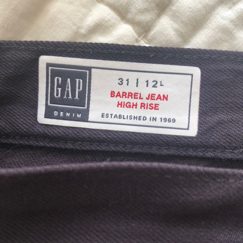 GAP Barrel Jeans Black